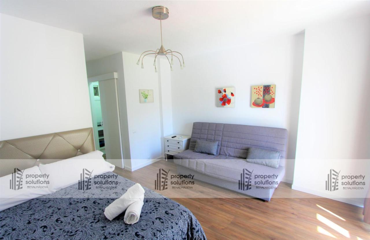 47 Hercules Estudio. Vistas Al Jardin Y La Piscina. Cercano Al Centro. Excelente Ubicacion. Бенальмадена Экстерьер фото